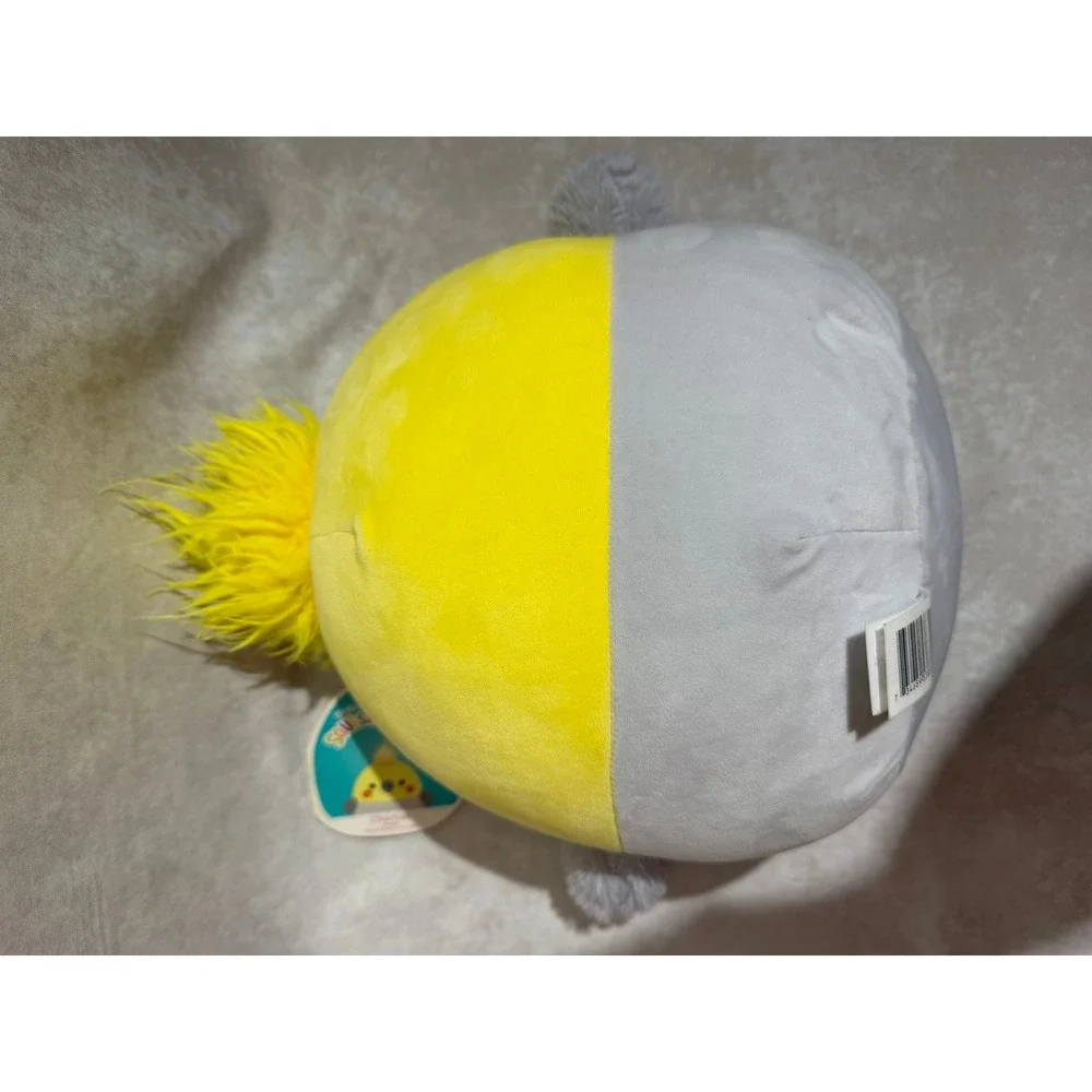 Squishmallows Charlize the Cockatiel 8 Inch Yellow‎ Grey Bird Plush S8-#523